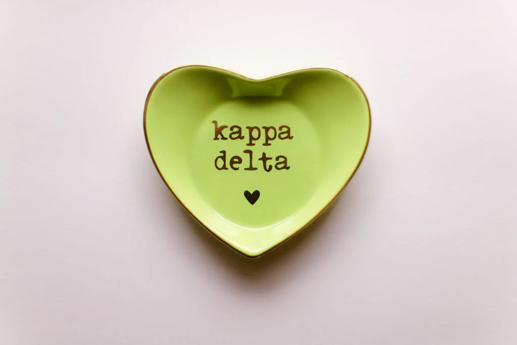 Heart Ring Dish - Kappa Delta