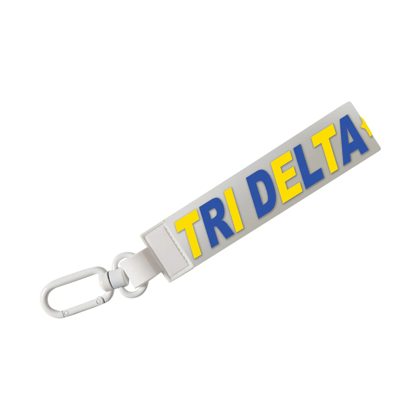 Tri Delta Silicone Keychain