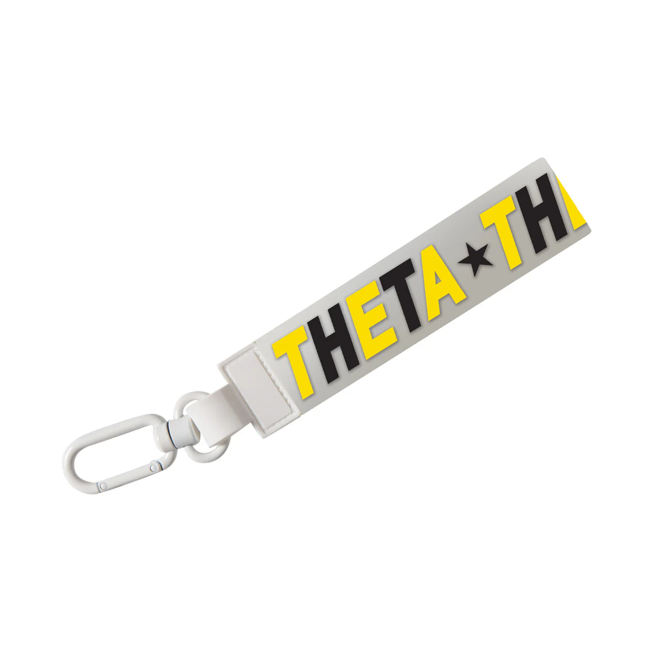 Theta Silicone Keychain