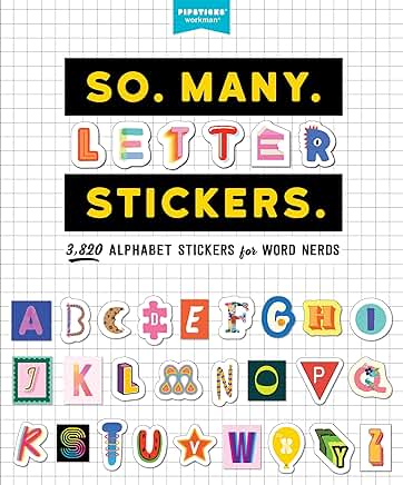 So. Many. Letter. Stickers.