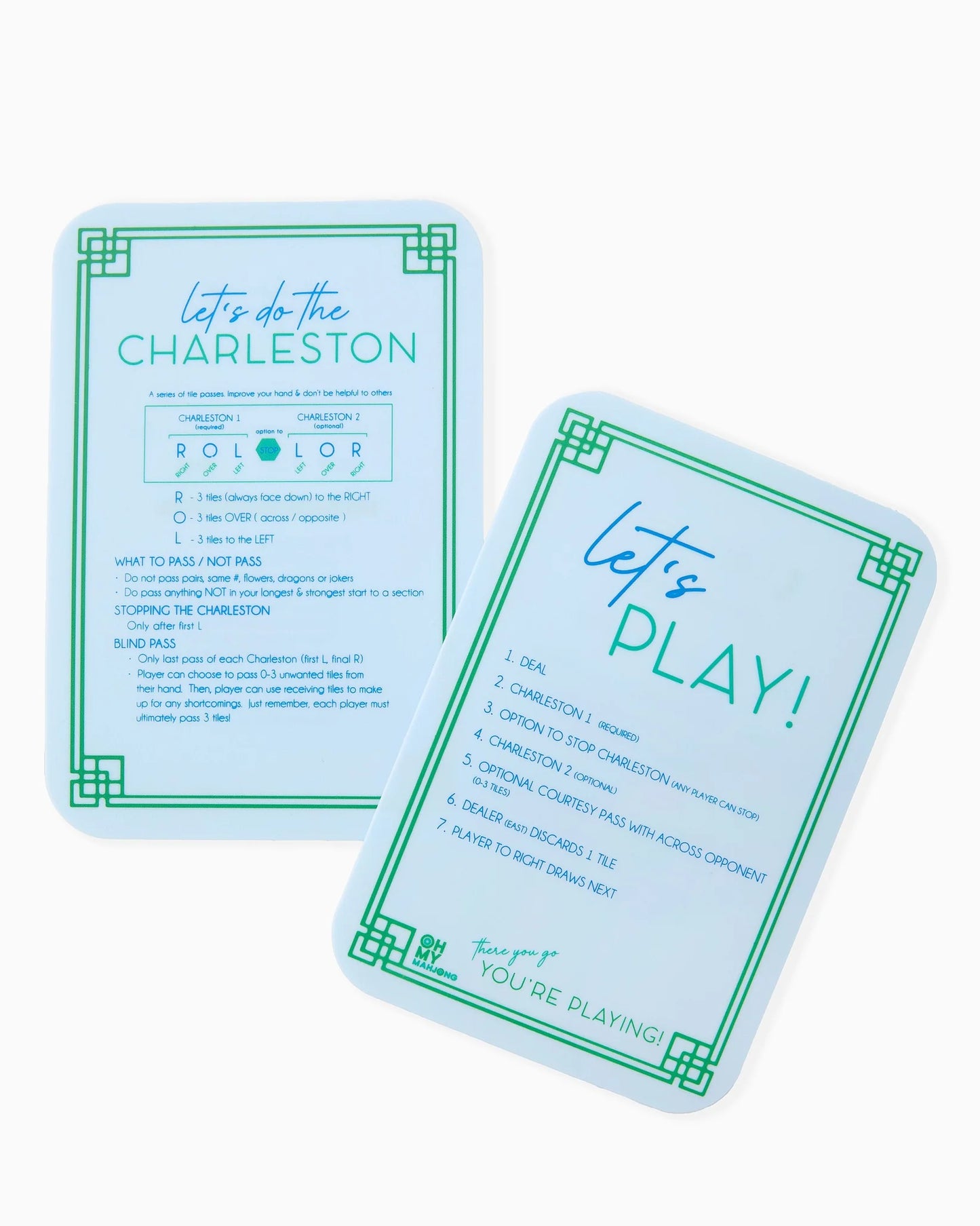 Mahjong Shufflers - Light Blue