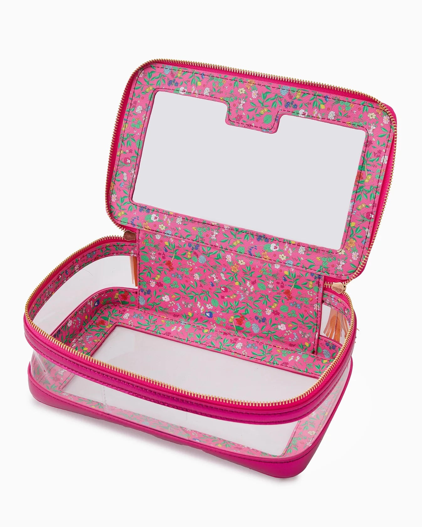 Mahjong Tile Storage Bag - Metallic Pink
