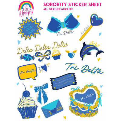 Tri Delta So Sweet Stickers