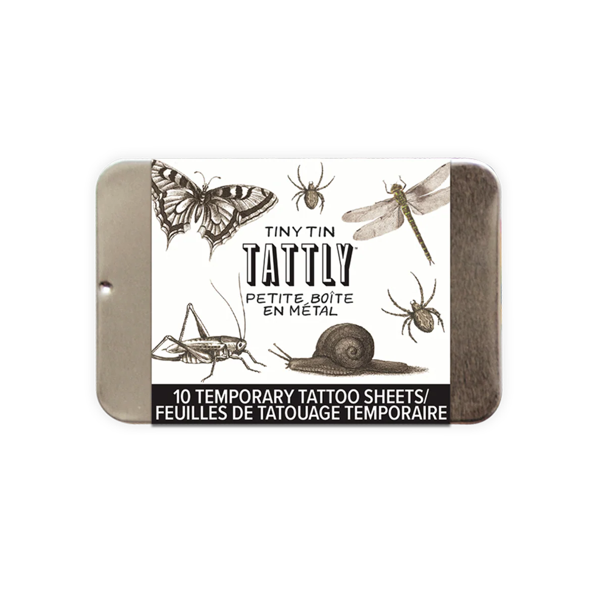 NGA Insects Tiny Tattoo Tin - Set of 10