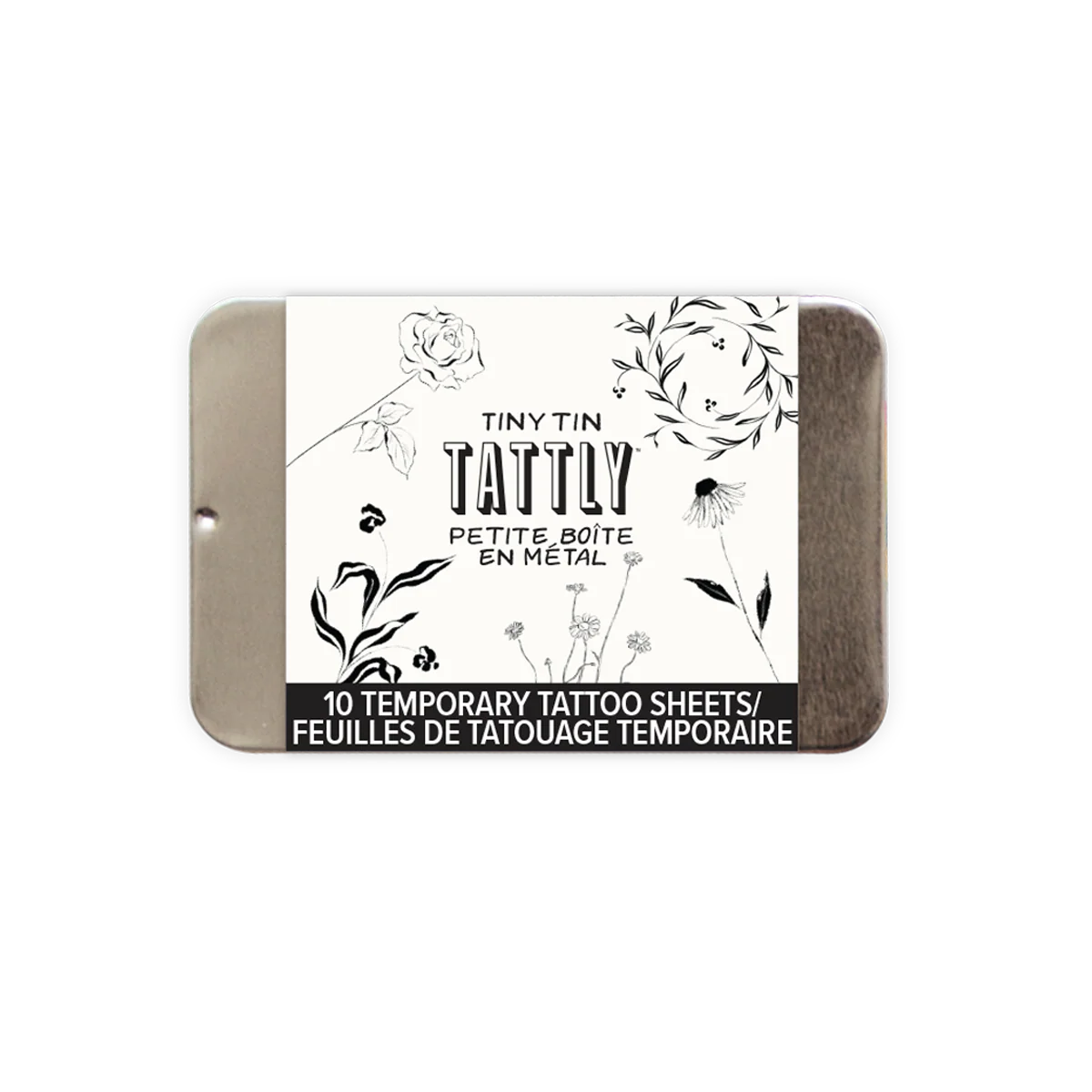 Tiny Flower Fest Tattoo Tin - Set of 10