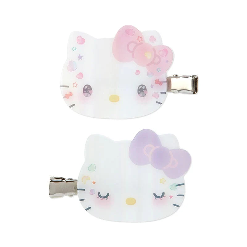 Hello Kitty 2-Piece Hair Clip Set (50th Anniv. The Future In Our Eyes)