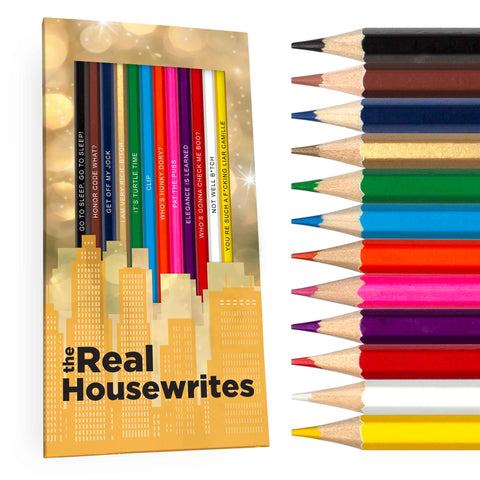 The Real Housewrites Colored Pencils Set