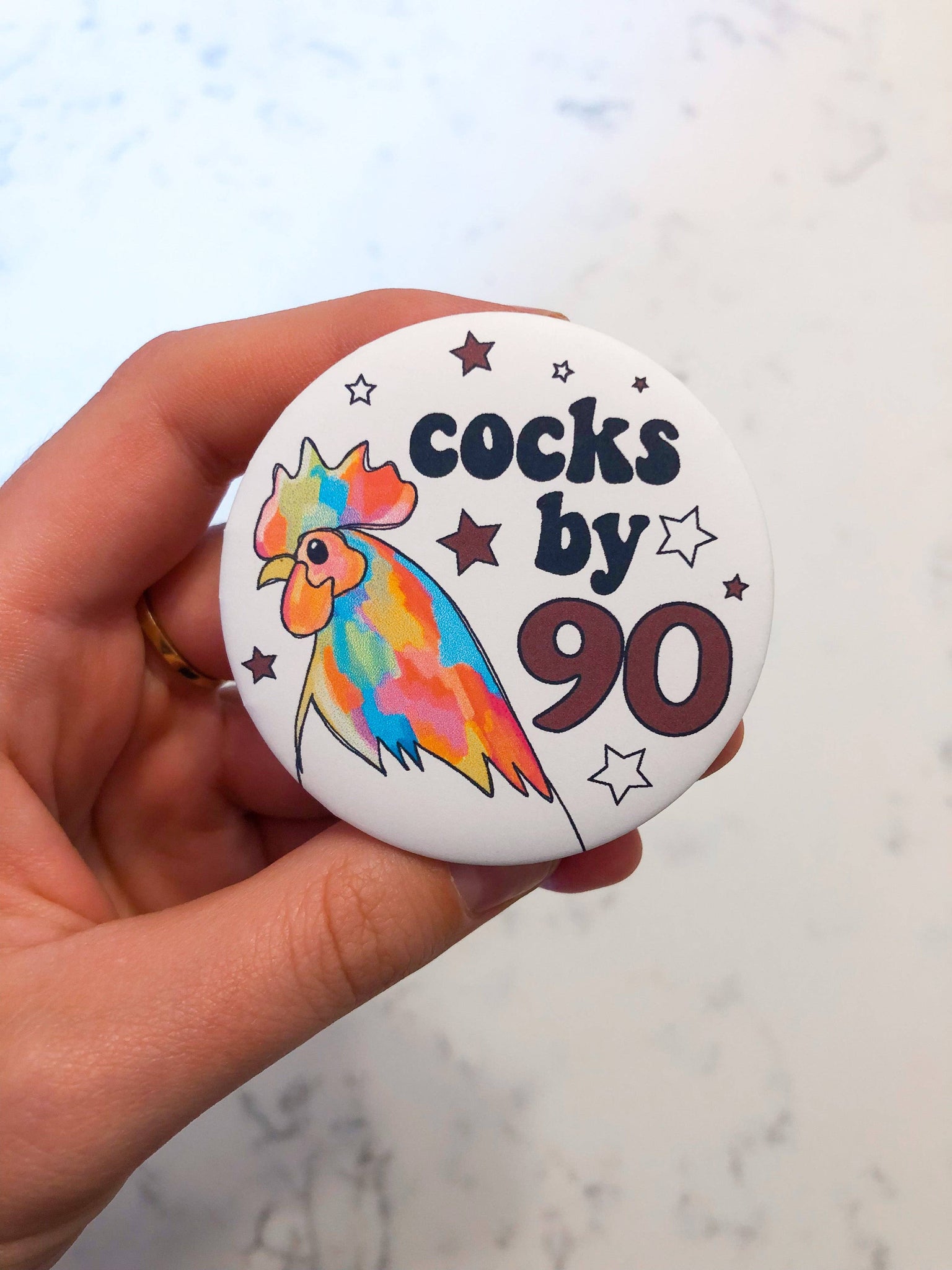 Cocks by 90 Button
