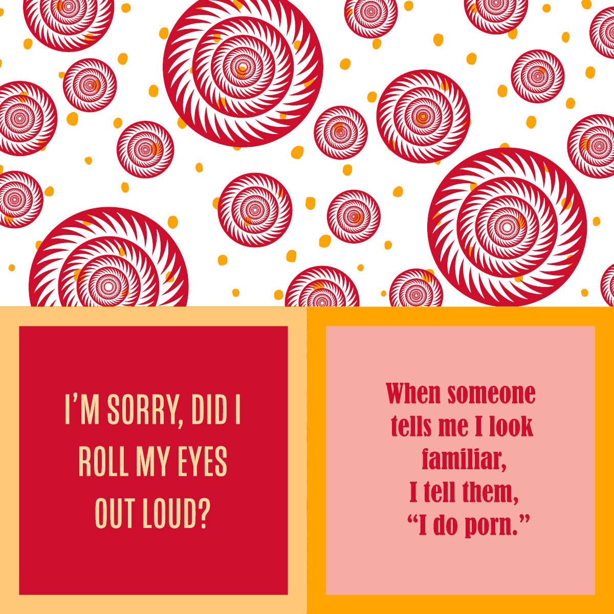 DOM Napkin - Roll your Eyes/Porn