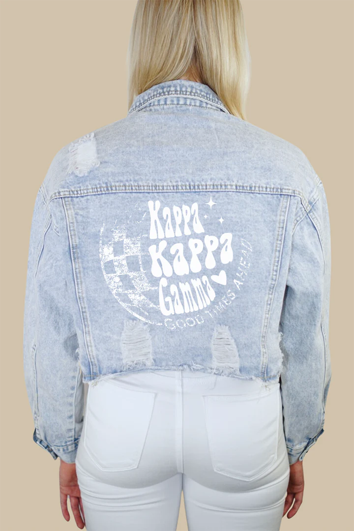 Denim Jacket - Kappa Kappa Gamma
