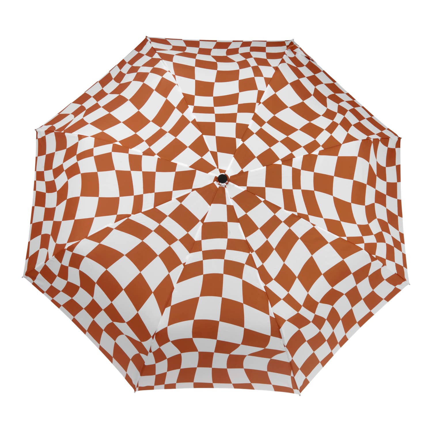 gingham patio umbrella Peanut Butter Checkers Eco-Friendly Umbrella – A Little Happy