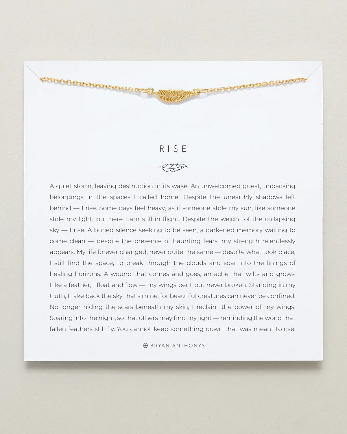 Rise Necklace - Bryan Anthonys