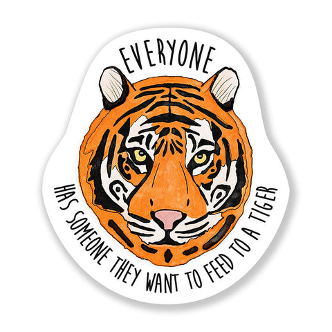 Tiger Food Sticker