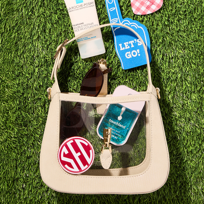 The Paige Ivory Stadium Bag