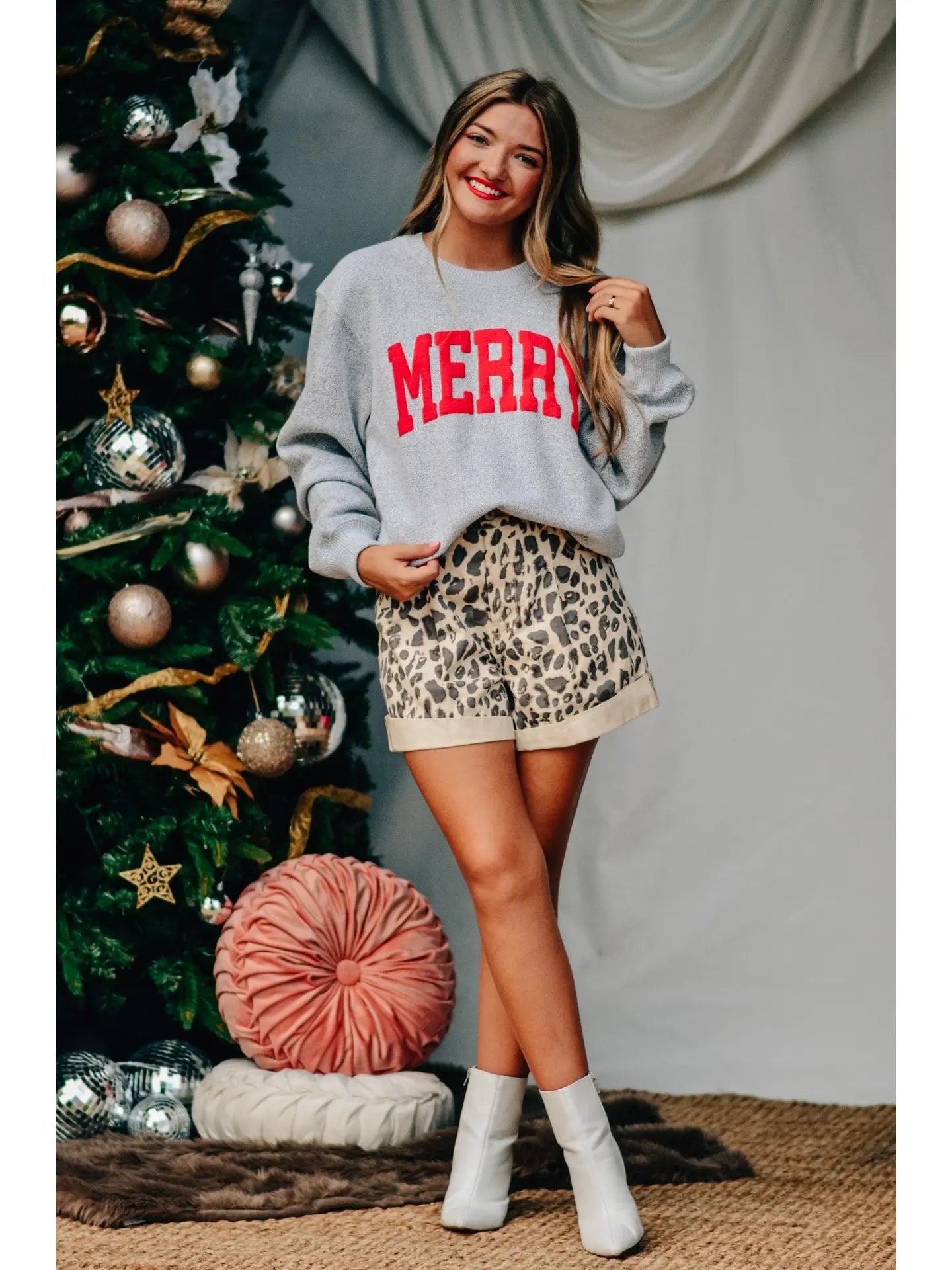 Merry Knit Sweatshirt
