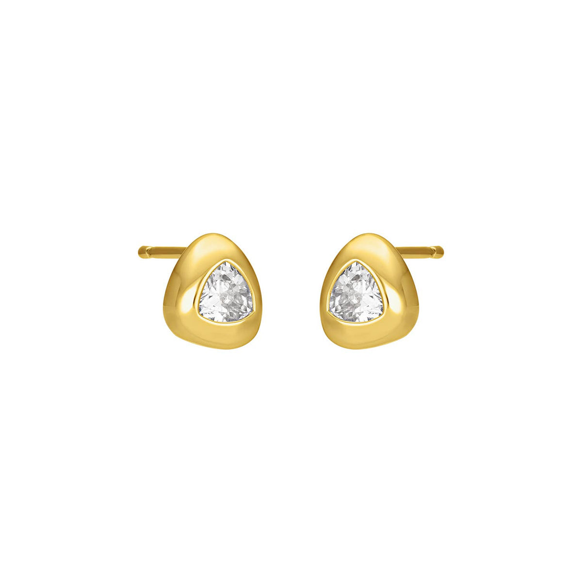 SONDRA STUDS: Silver / GOLD