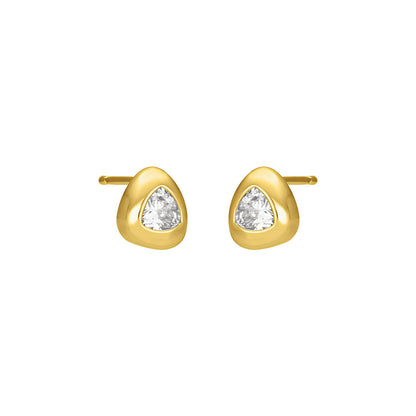 SONDRA STUDS: Silver / GOLD