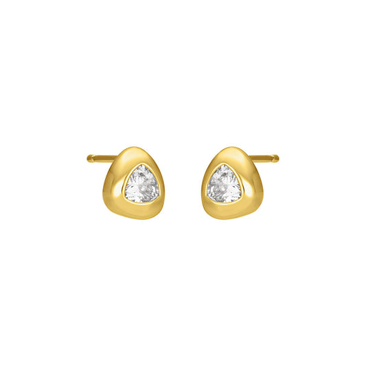 SONDRA STUDS: Silver / GOLD
