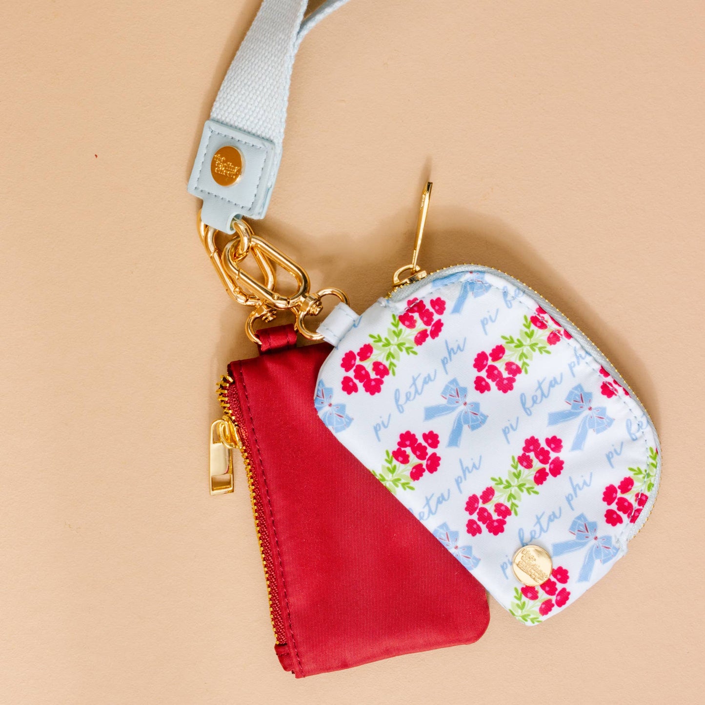 Dynamic Duo Pouch Wristlet - Pi Phi