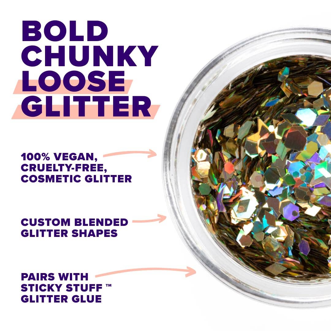 Macro Glitter | Gold-Solar