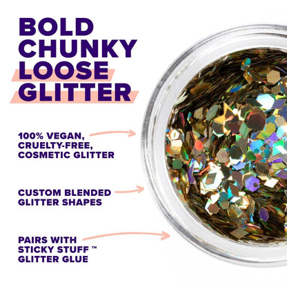 Macro Glitter | Gold-Solar