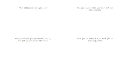 642 Things About You (That I Love)