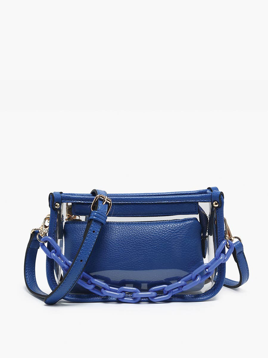 Clear Crossbody w/ Chain