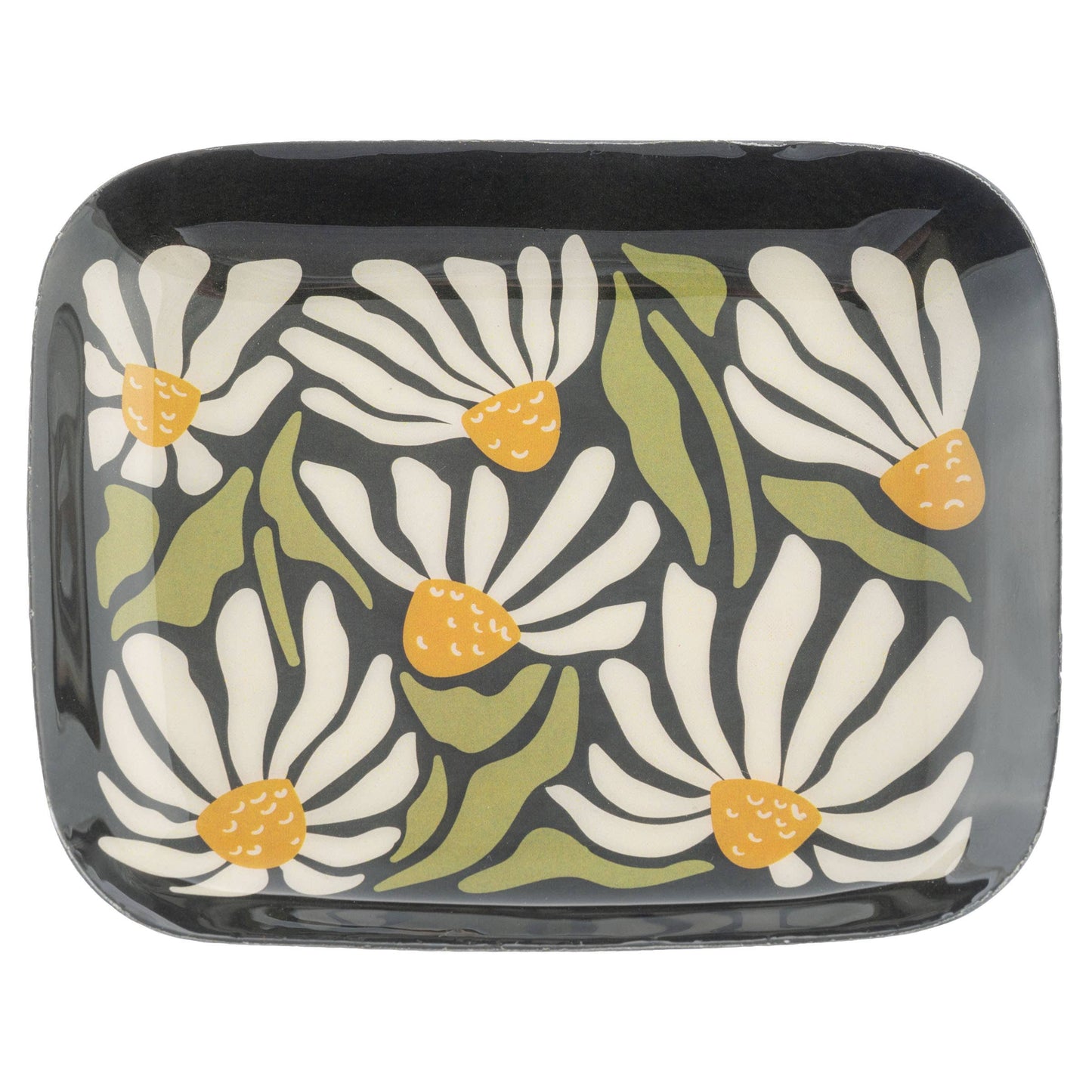 Small Rectangle Enamel Trays: Matchbox