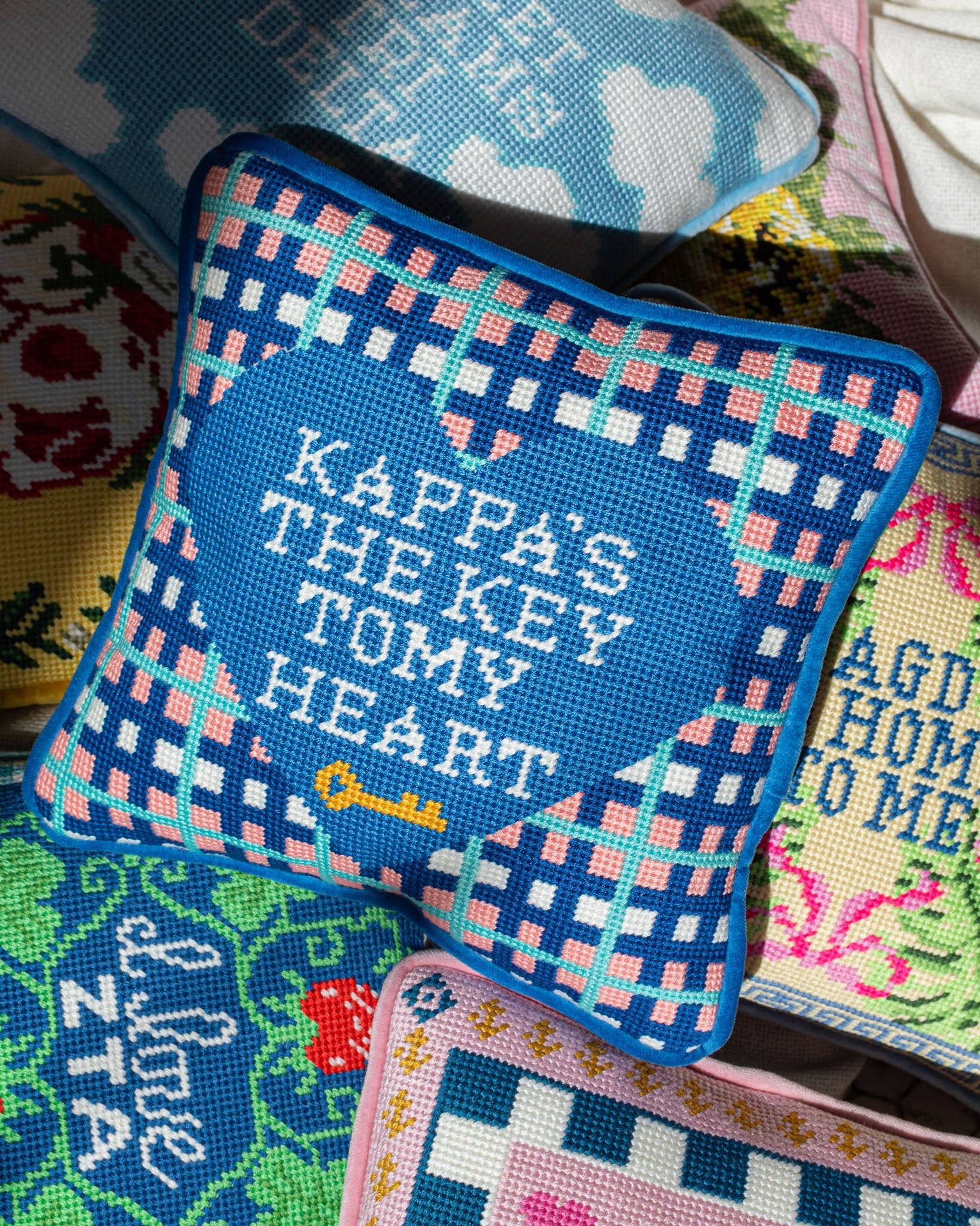 KKG Needlepoint Pillow