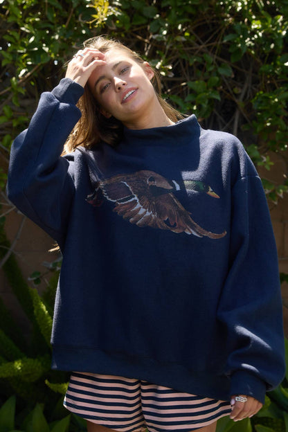 Lucky Duck Mockneck
