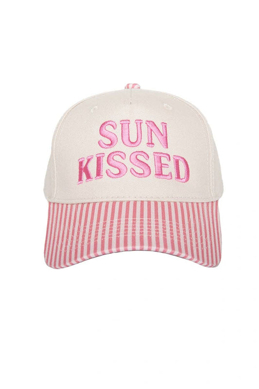 Sunkissed Hat - Pink Stripe