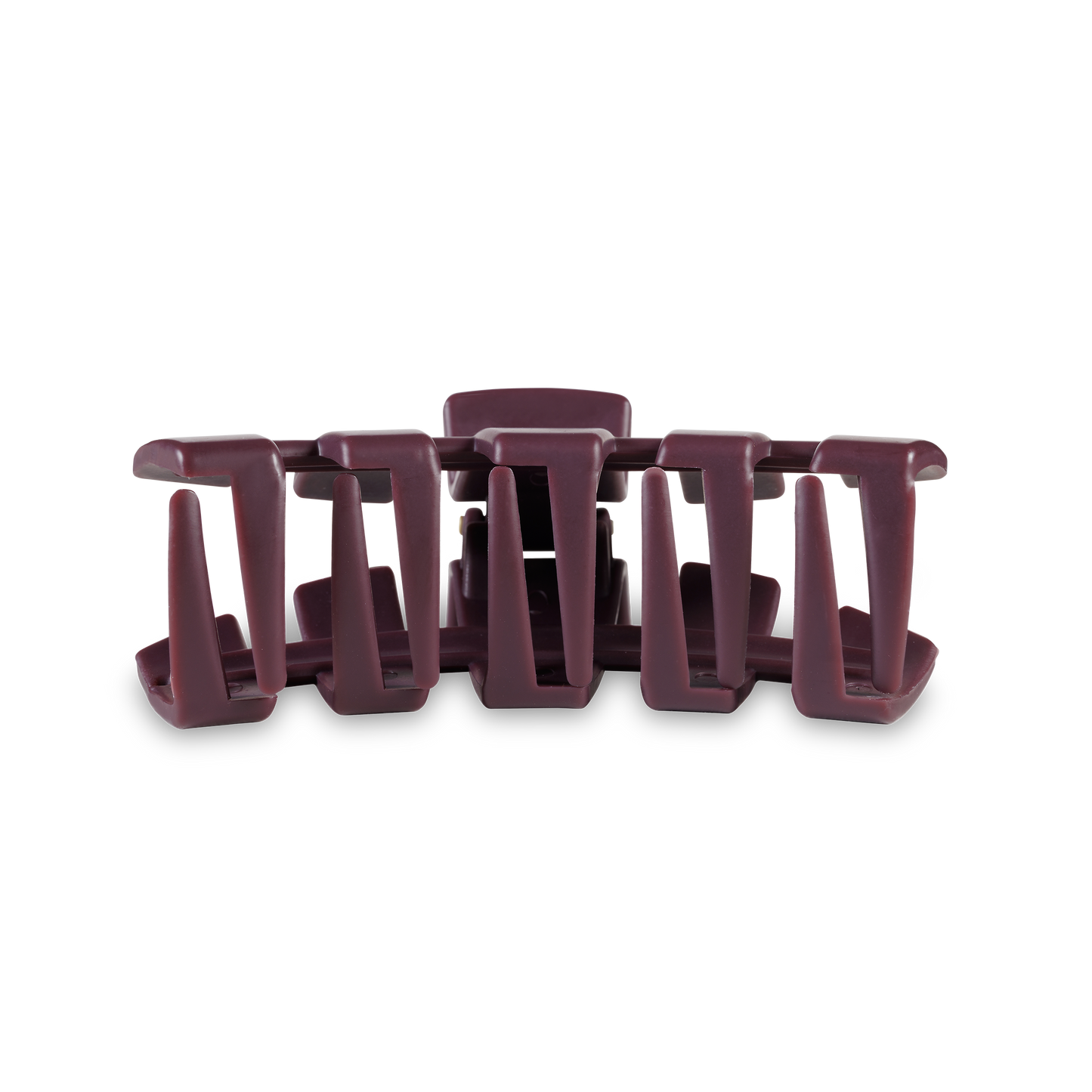 TELETIES - Classic Hair Clip | Med. | Burgundy Bliss