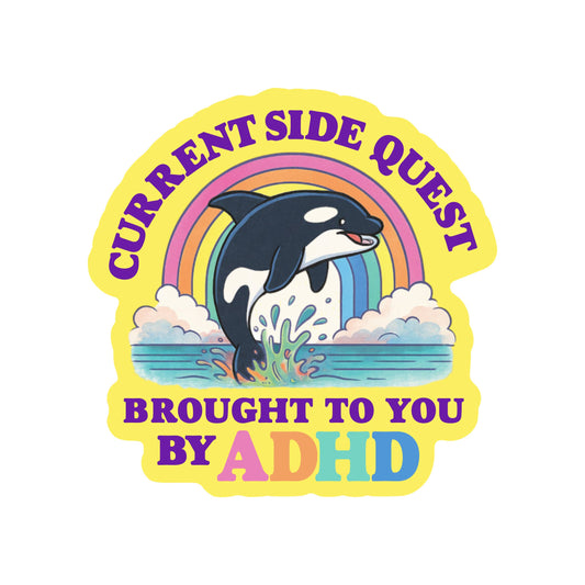 ADHD Side Quest Sticker