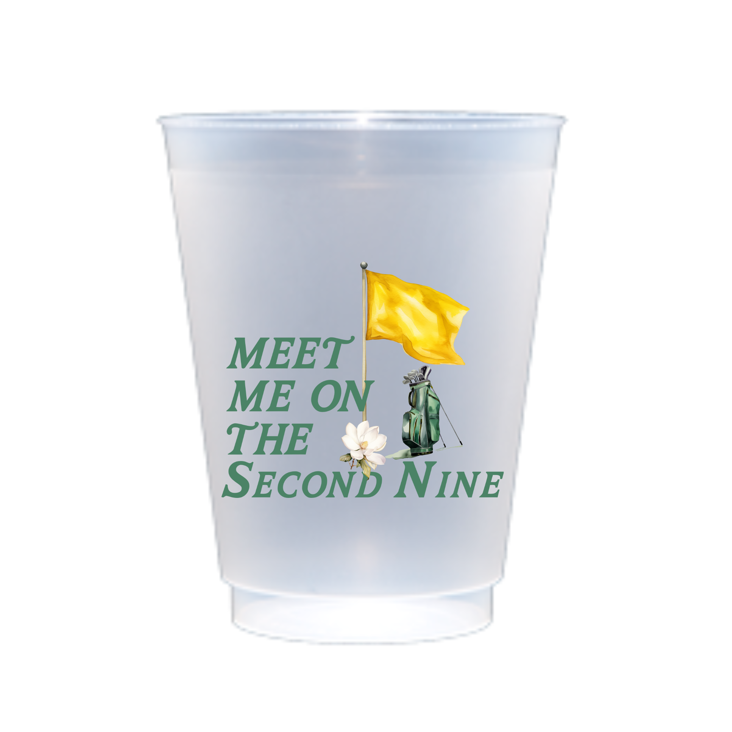 Meet Me On The Second Nine - Frost Flex Cup | Set of 8