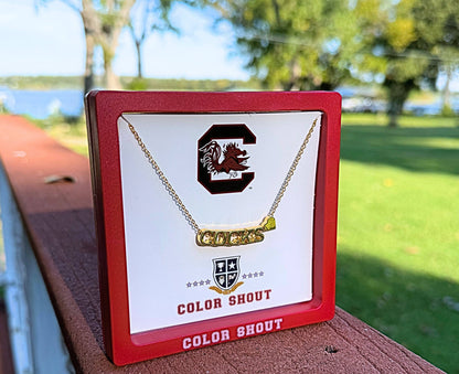 Gamecocks Heart Necklace