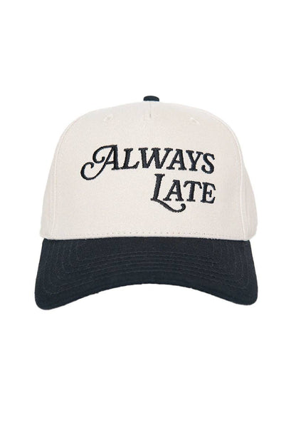 Always Late Hat - Pink Stripe