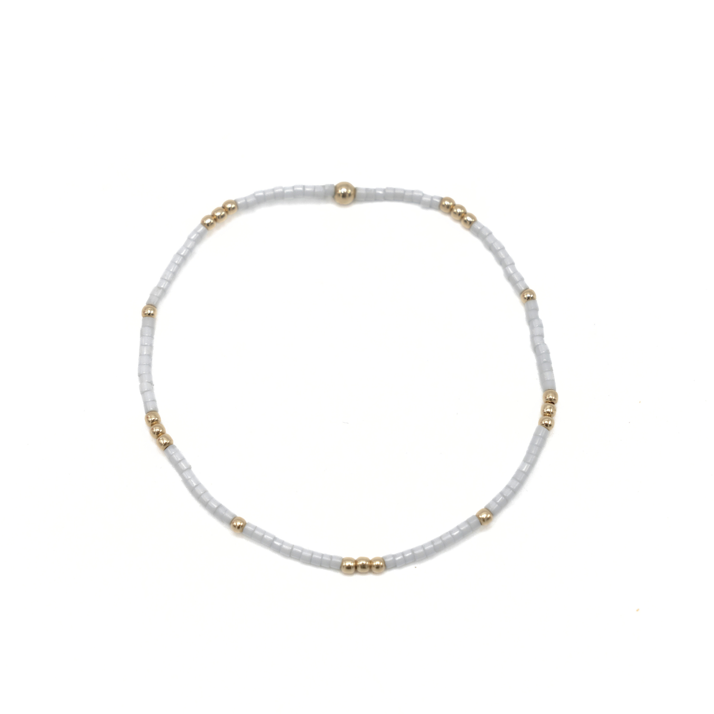 Newport - Blue Gray + Gold Waterproof Bracelet