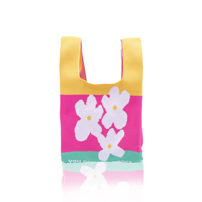 Dainty Tote- Flower Yellow