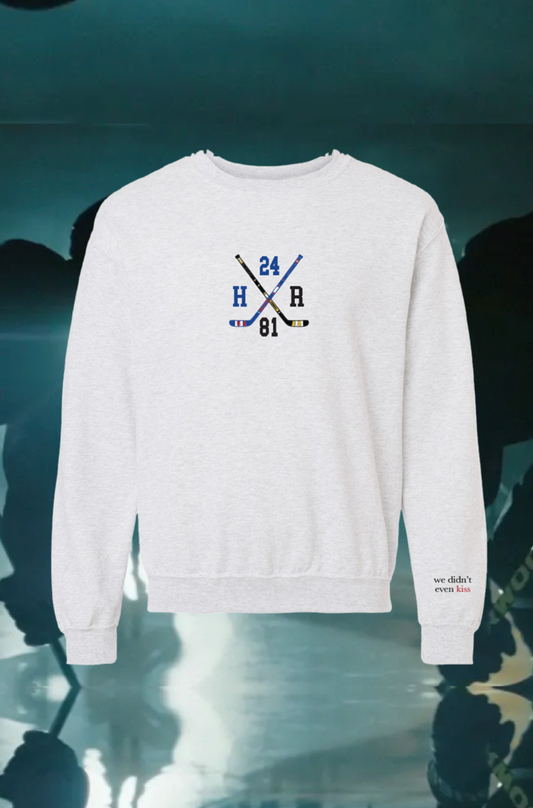 24 x 81 Hockey Sticks Crewneck Sweatshirt: Medium