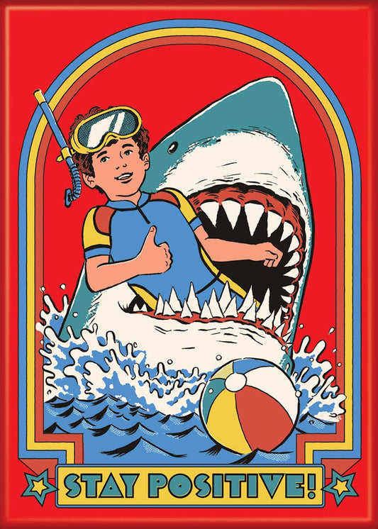 Ata-Boy - Steven Rhodes Stay Positive Magnet