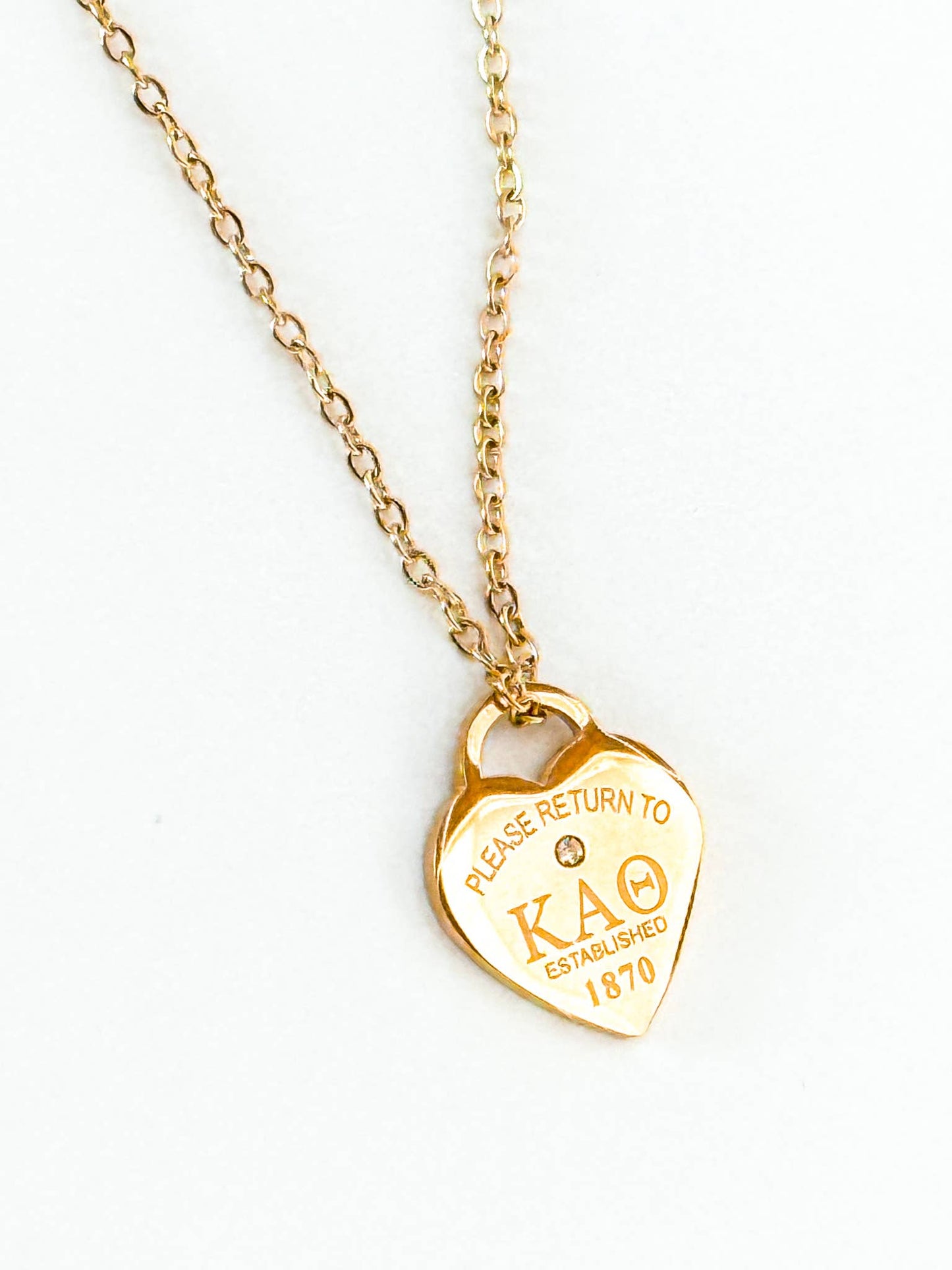 Theta Please Return Necklace