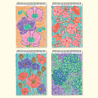 FlowArt -Dot by Letter- Botanicals