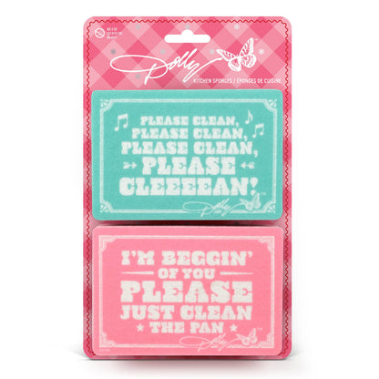 Dolly Parton Jolene Kitchen Sponges, Set of 2
