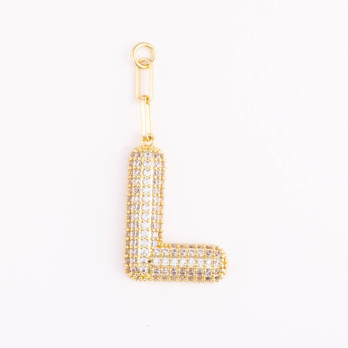 Bag Charm | Heather Initial: A