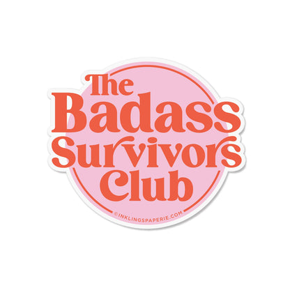 Badass Survivors Club Sticker