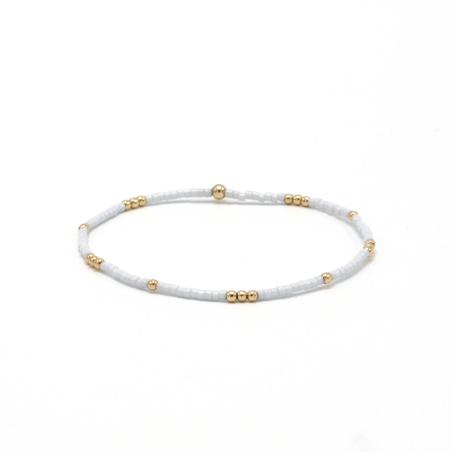 Newport - Cotton + Gold Waterproof Bracelet