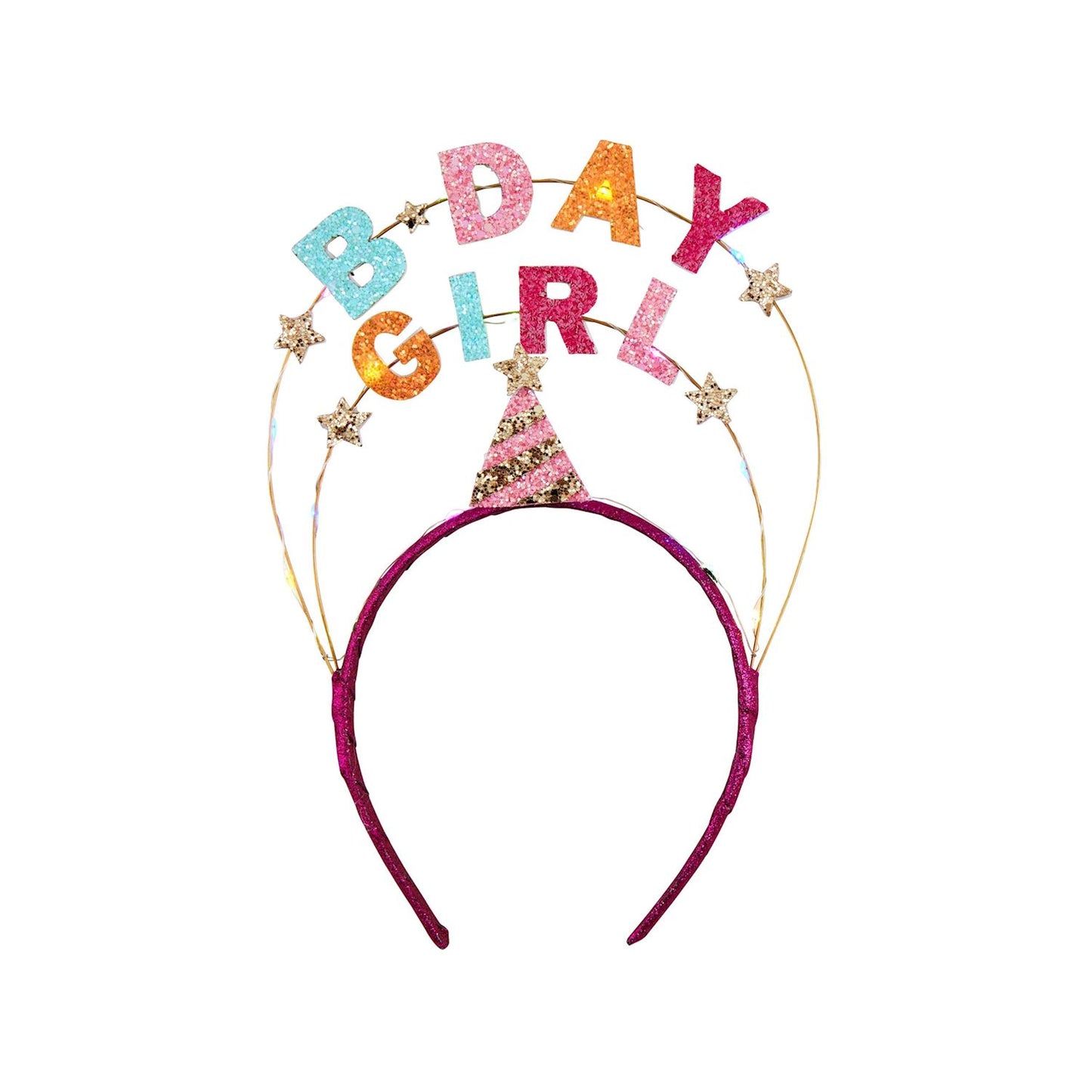 Light Up BDay Girl Headband