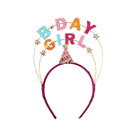 Light Up BDay Girl Headband