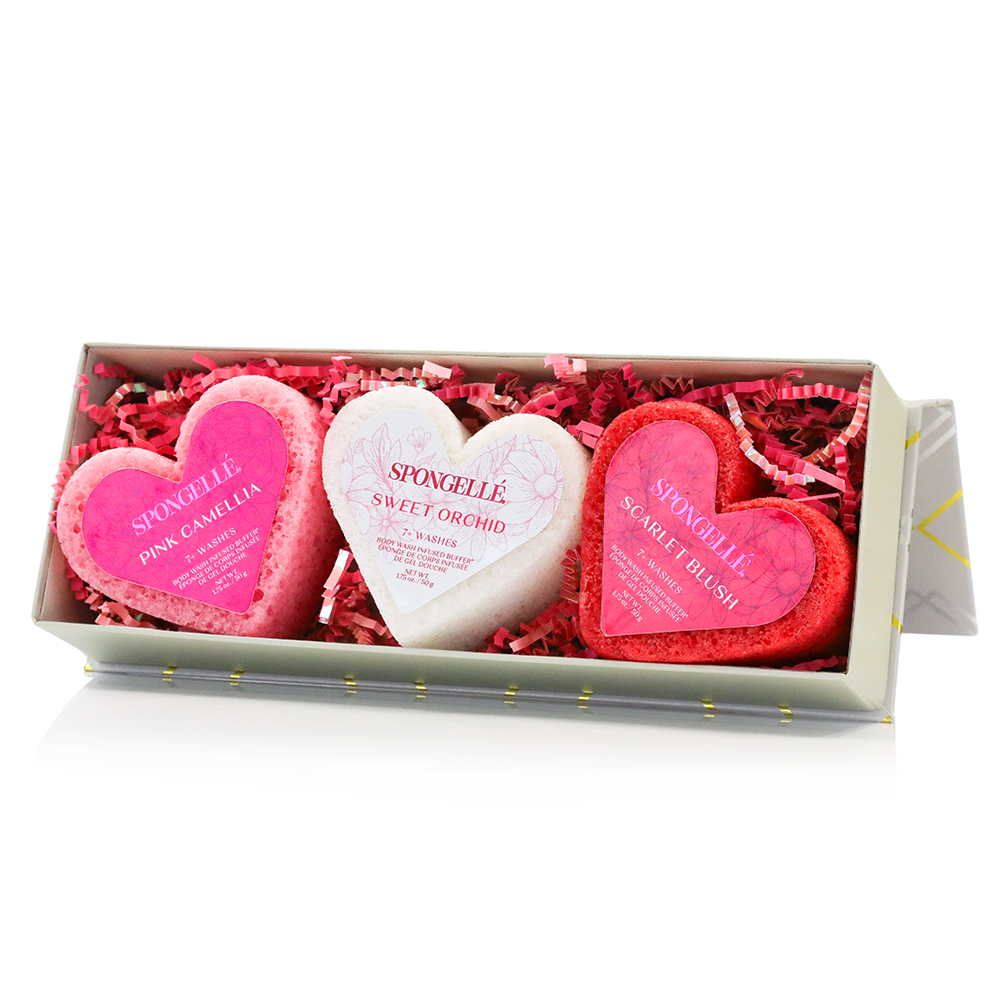 Spongelle Travel Buffer - Heart