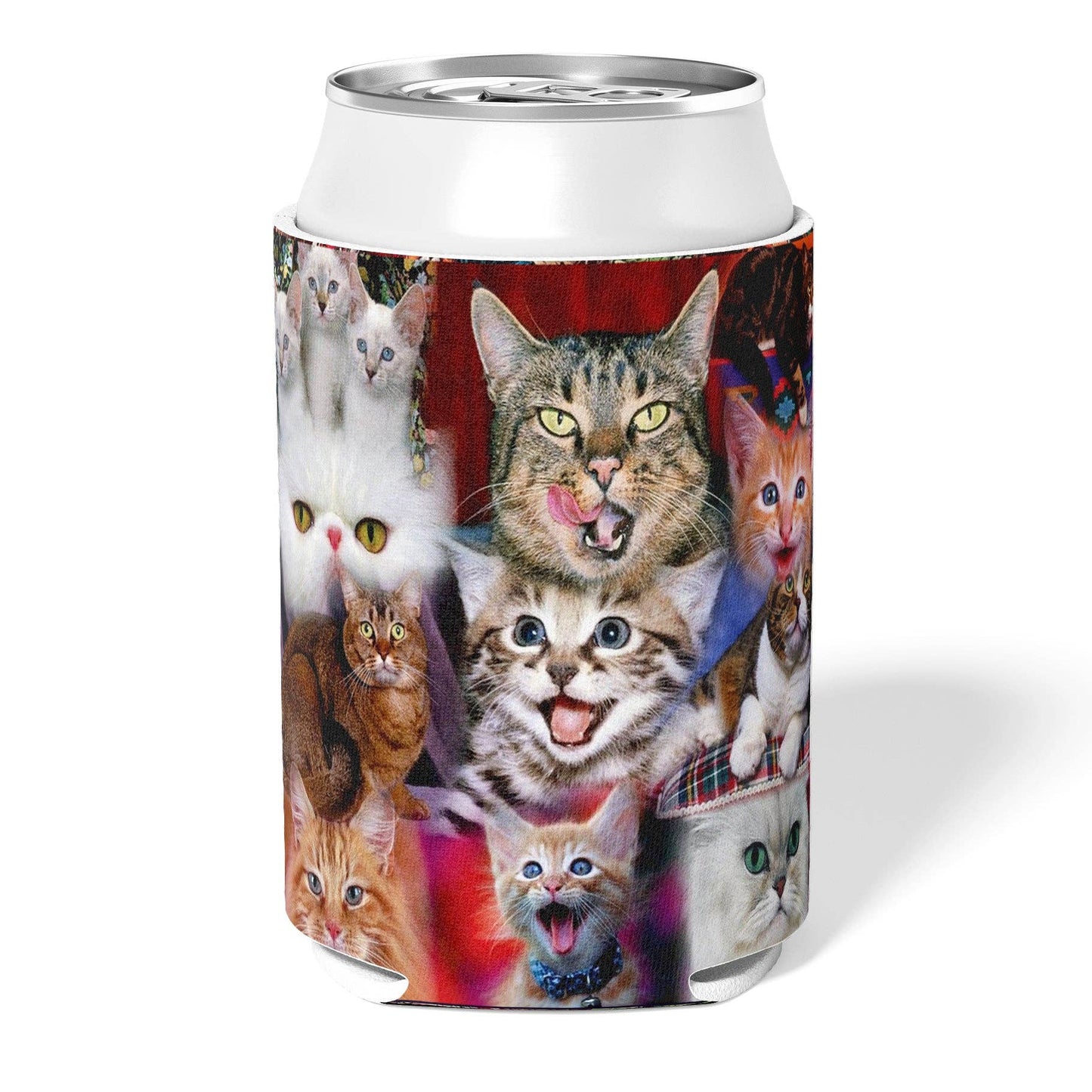 Happy Cat Koozie